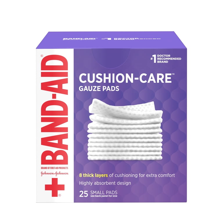 BAND AID GAUZE PADS SMALL
