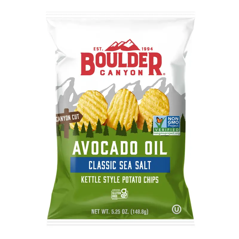 BOULDER CANYON POTATO CHIP WITH AVOCADO OIL 5.25 O