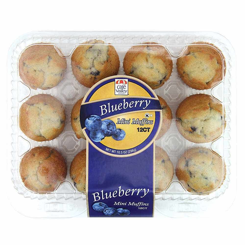 CAFE VALLEY BLUEBERRY MINI MUFFINS