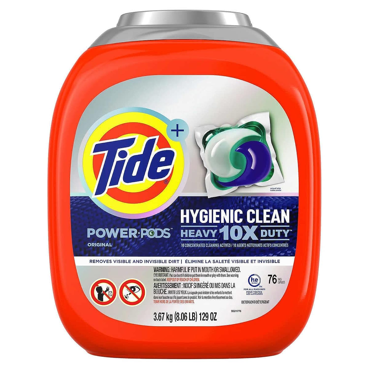 TIDE PODS DETERGENT 10 OZ