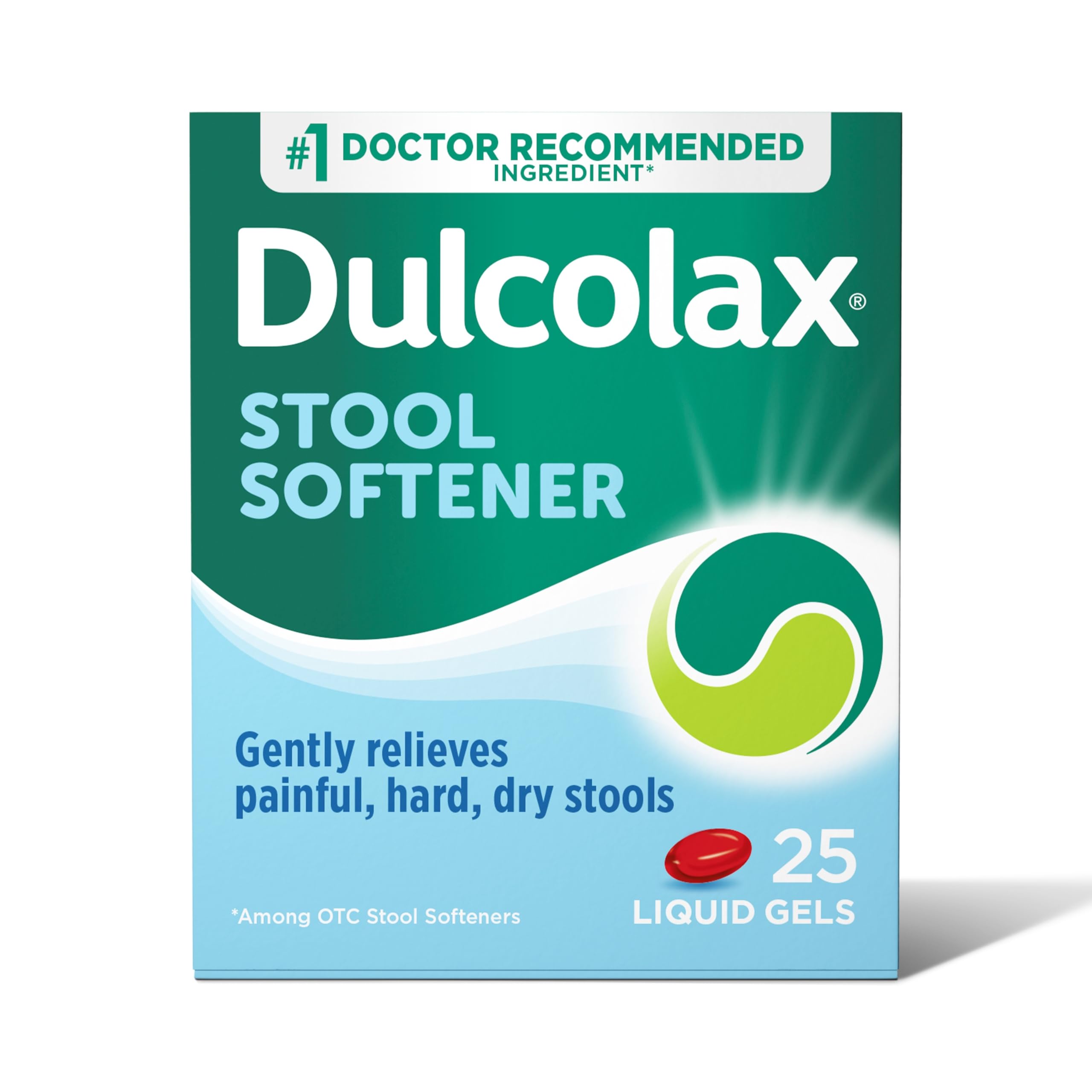 DULCOLAX STOOL SOFTENER LIQUID GELS 25P