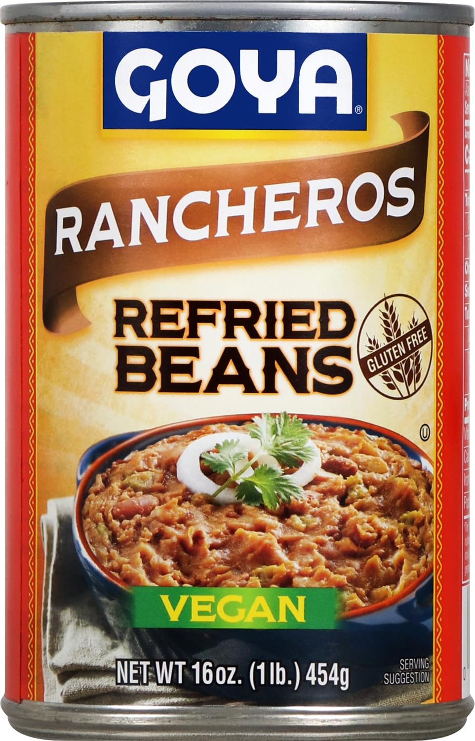 GOYA RANCHEROS REFRIED BEANS 16OZ