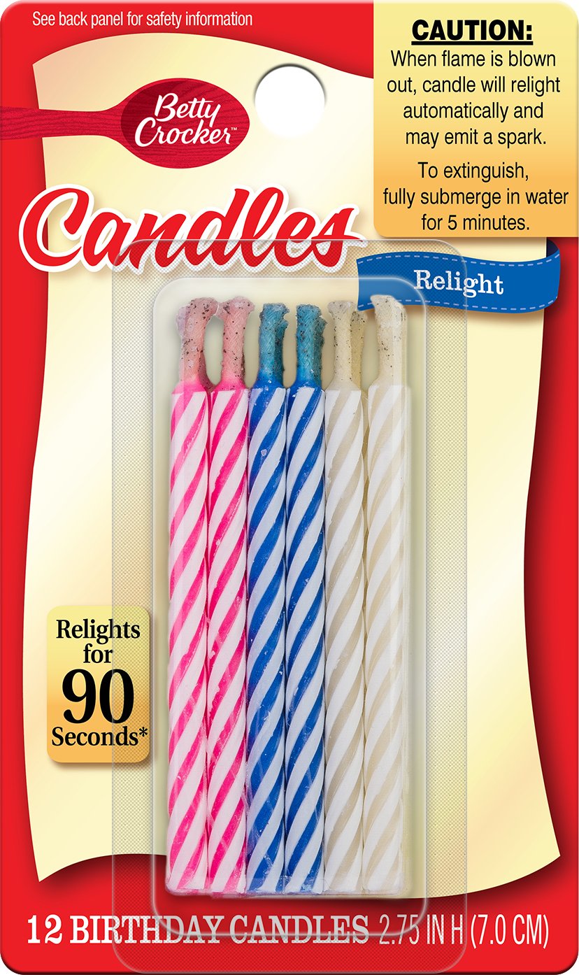 BETTY CROCKER BIRTHDAY CANDLES