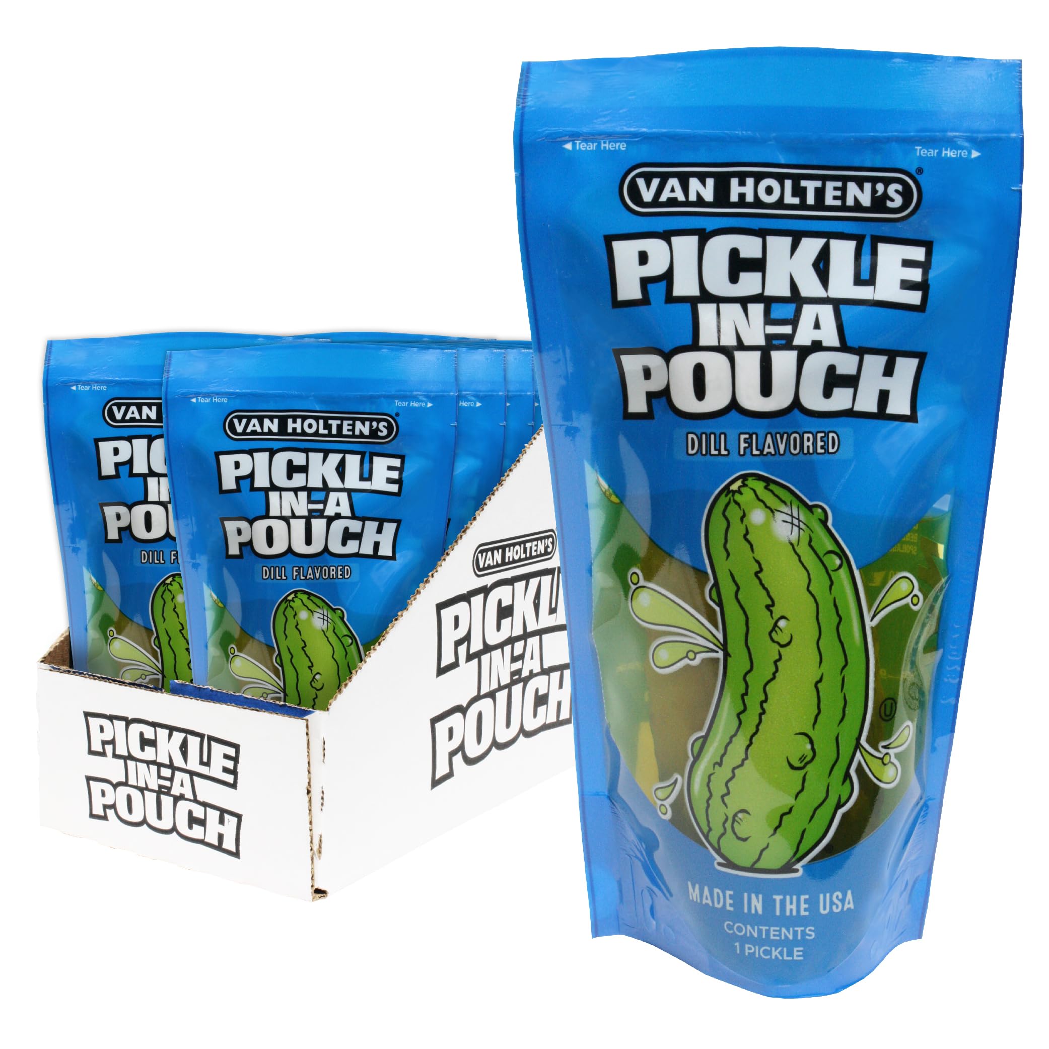 VAN HOLTENS JUMBO DILL PICKLE 16 OZ