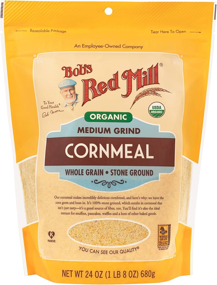 BOBS RED MILLS ORGANIC WHOLE GRAIN CORN MEAL