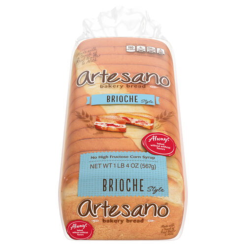 ASRTESANO BAKERY BRIOCHE 4 OZ