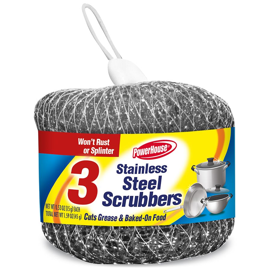 POWER HOUSE STAINLESS SCRUBBERS