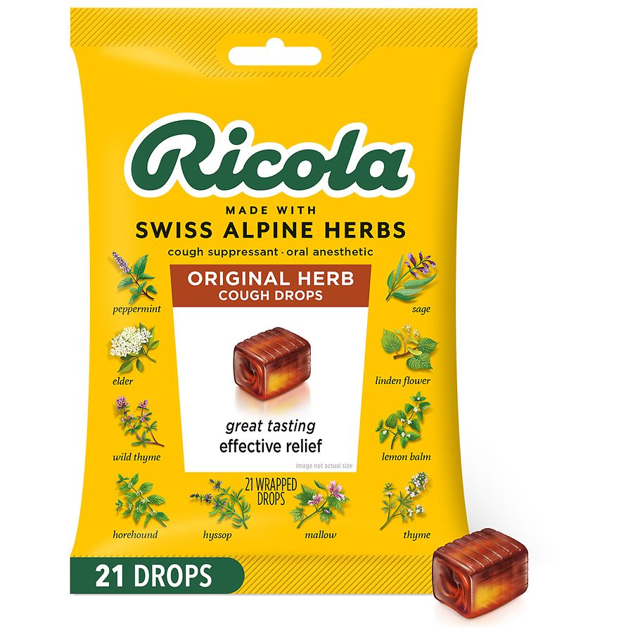RICOLA COUGH DROPS ORIGINAL