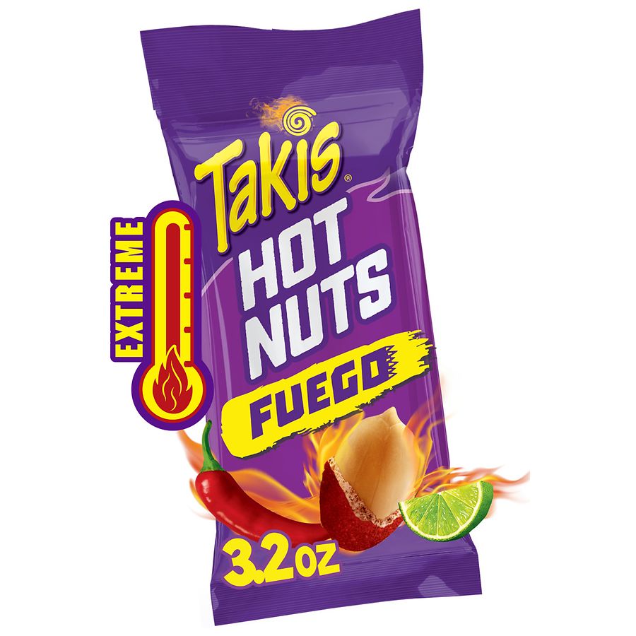 TAKIS HOT NUTS FUEGO