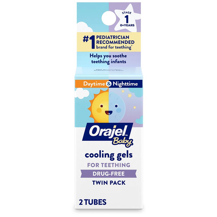 ORAJEL COOLING GEL BABY DAYTIME NIGHTIME
