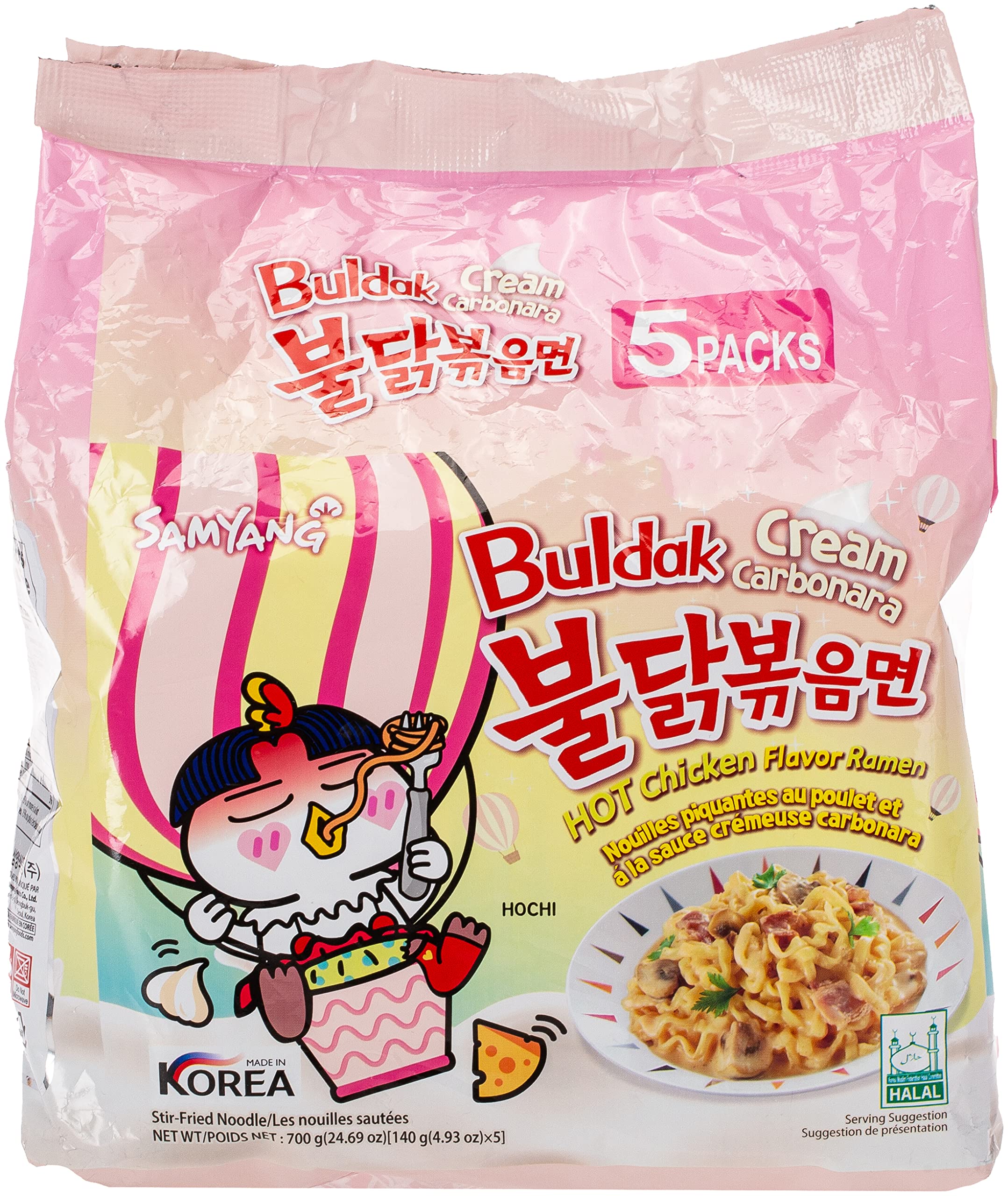SAMYANG BULDAK CREAM CARBONARA SPICY CHICKEN
