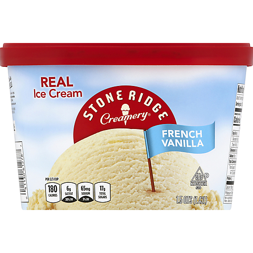 SONERIDGE FRENCH VANILLA ICE CREAM 1.5 QT