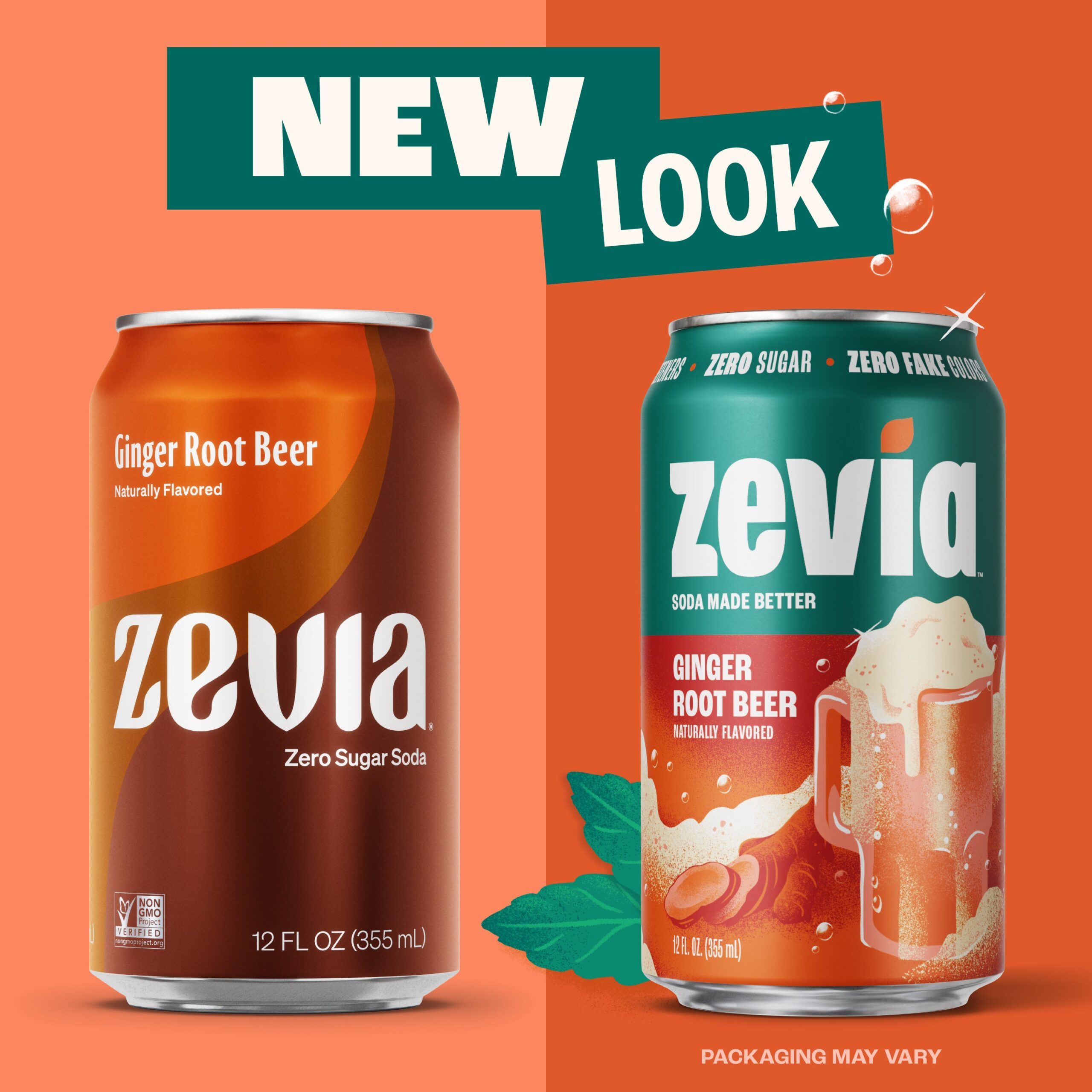 ZEVIA GINGER ZERO SUGAR ROOT BEER