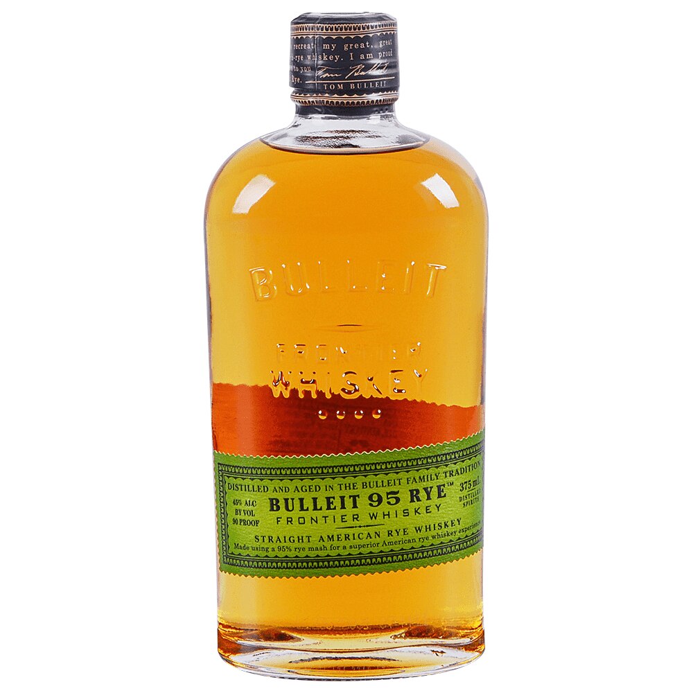 BULLEIT 95 RYE AMERICAN WHISKEY 375ML