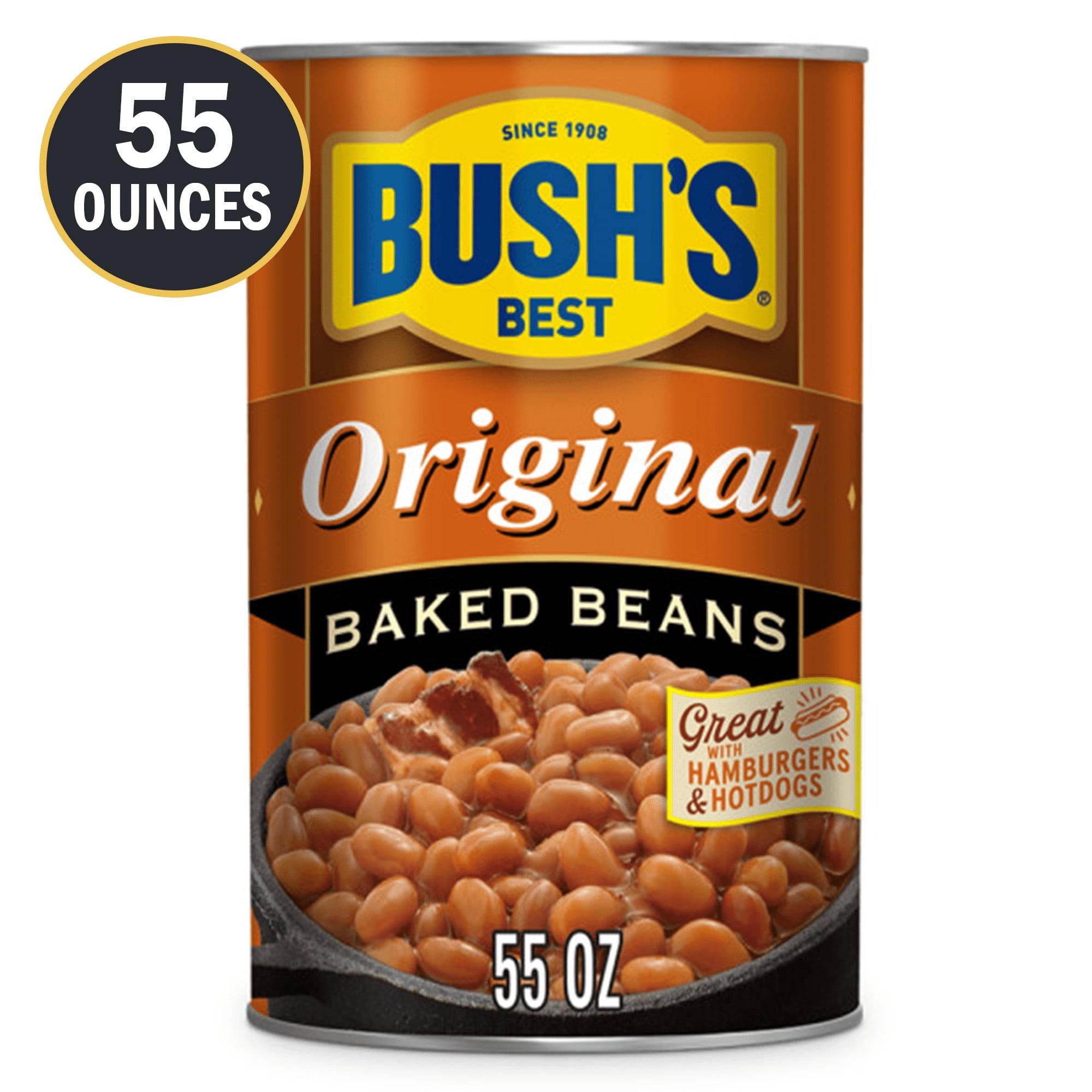 BUSHS ORIGINAL BAKED BEANS 55 OZ