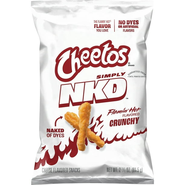 CHEETOS NAKED FLAMIN HOT CRUNCHY 2 OZ