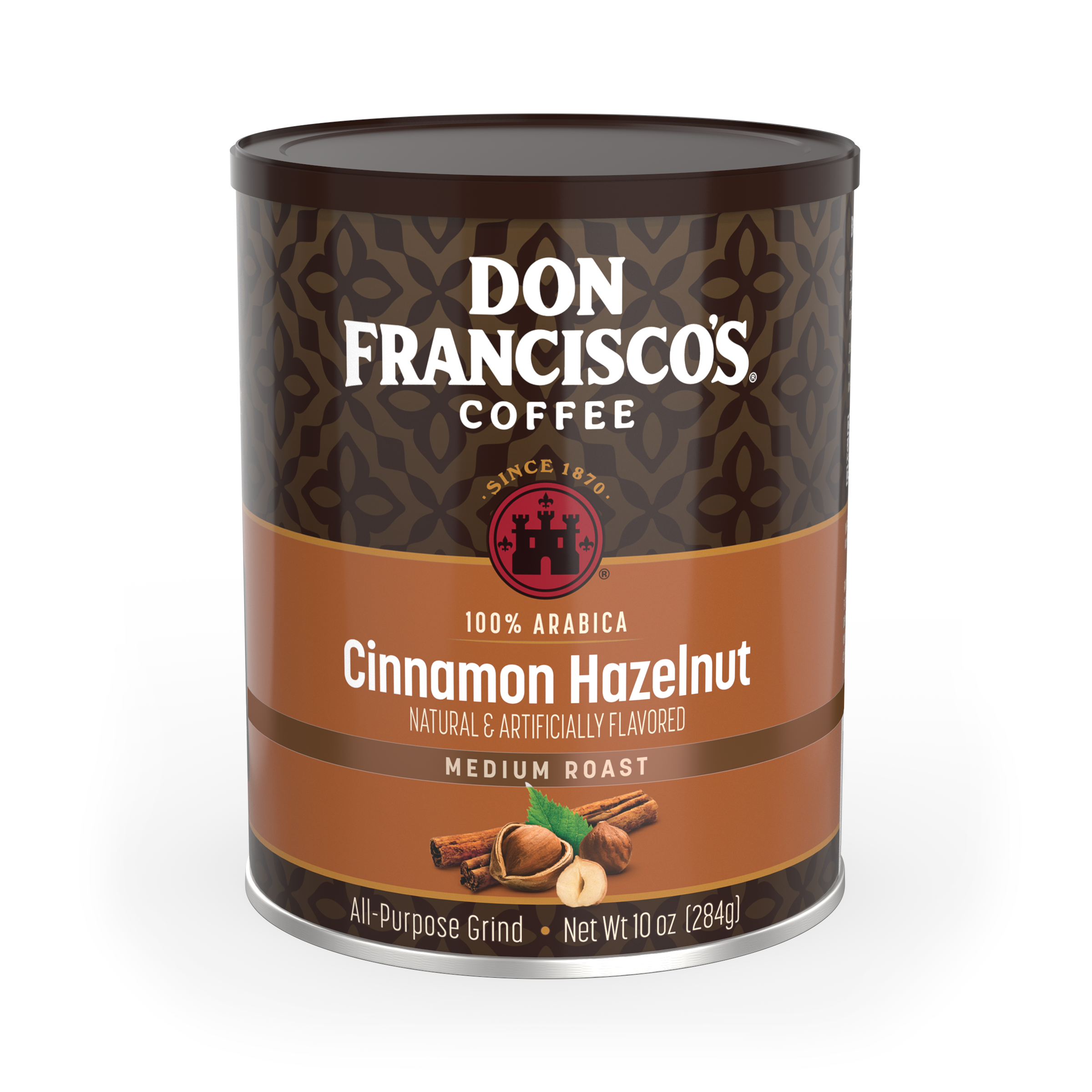 DON FRANCISCOS COFFEE CINNAMON HAZELNUT MEDIUM ROA