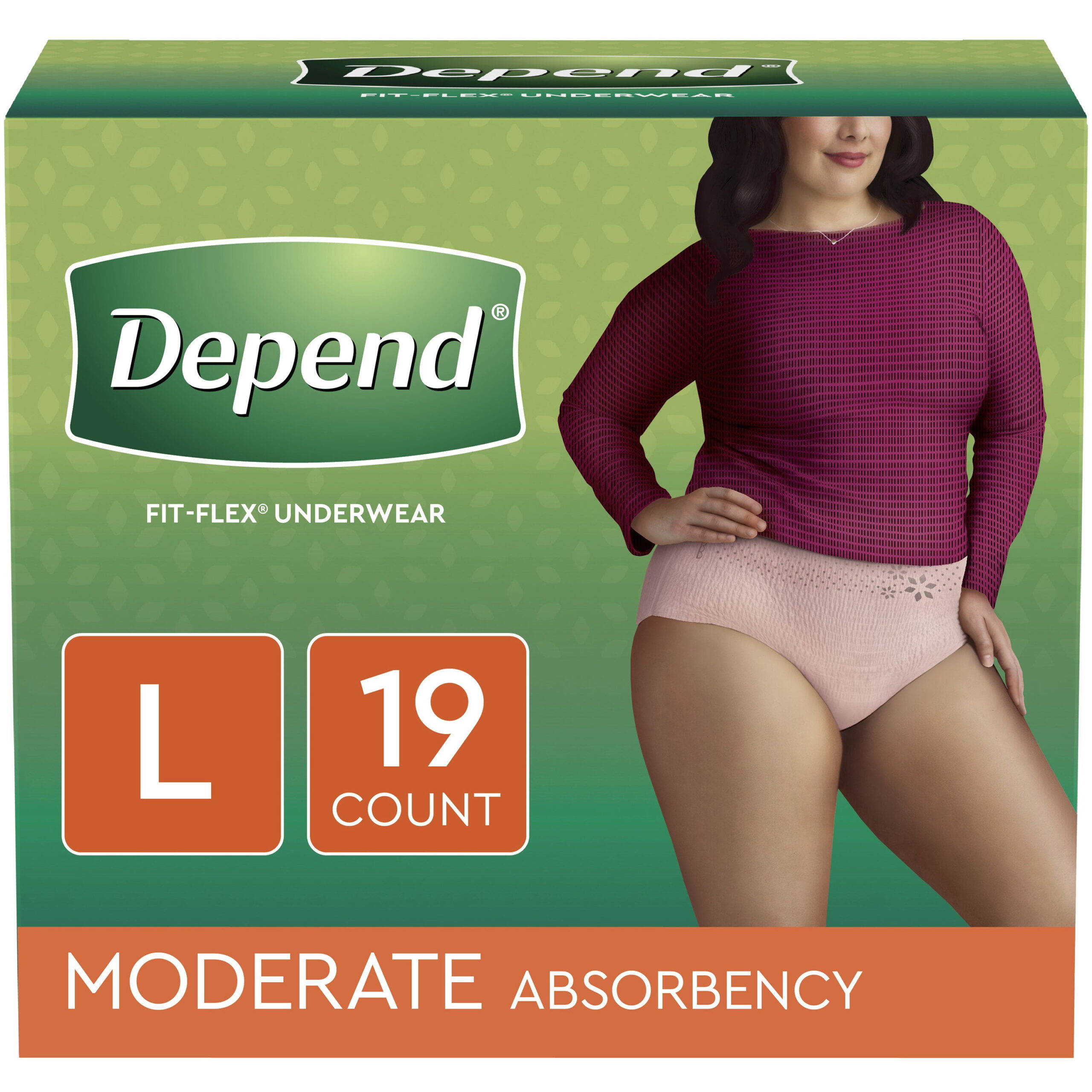 DEPEND FIT FLEX ADULT UNDERWEAR 19C