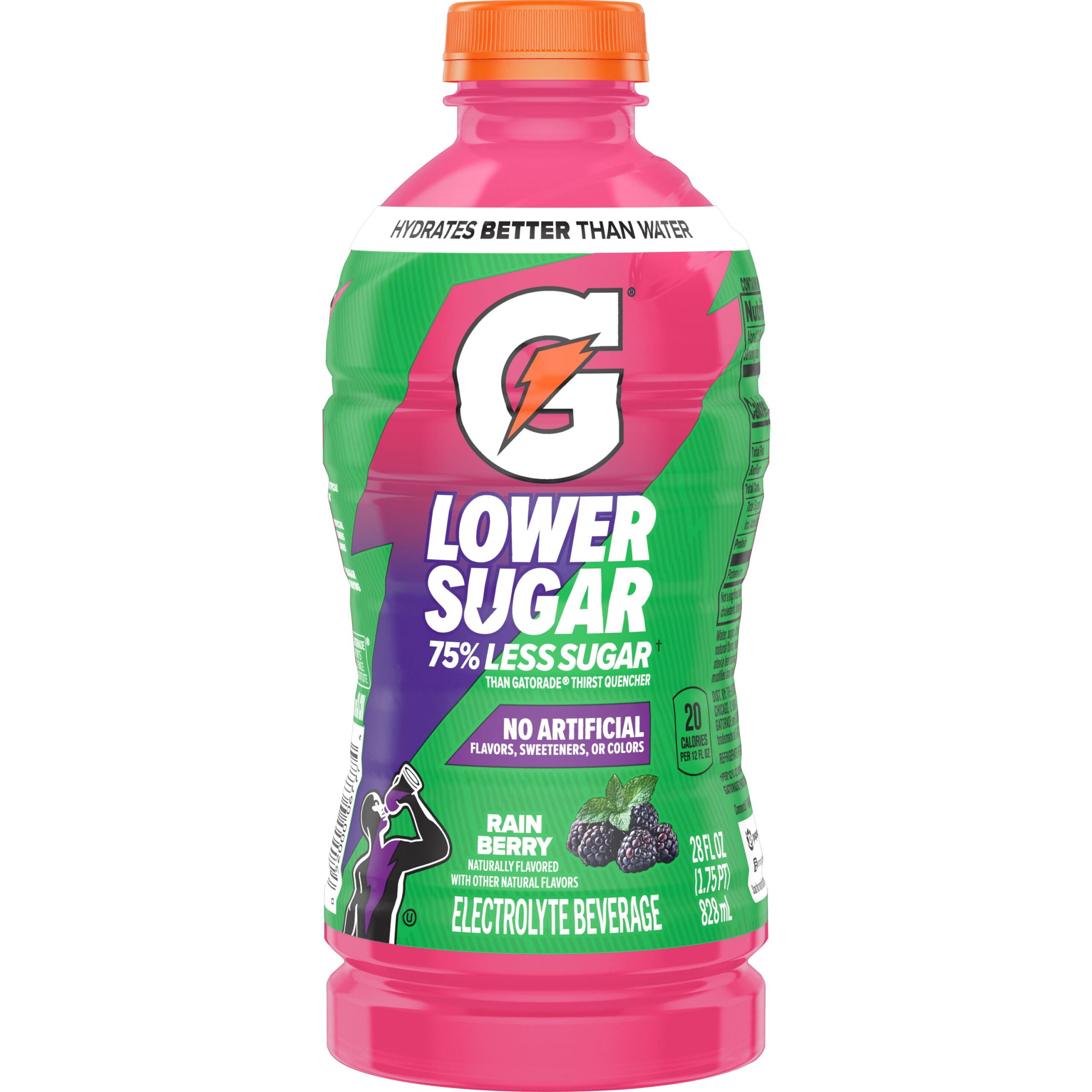 GATORADE RAIN BERRY LOWER SUGAR 28 OZ