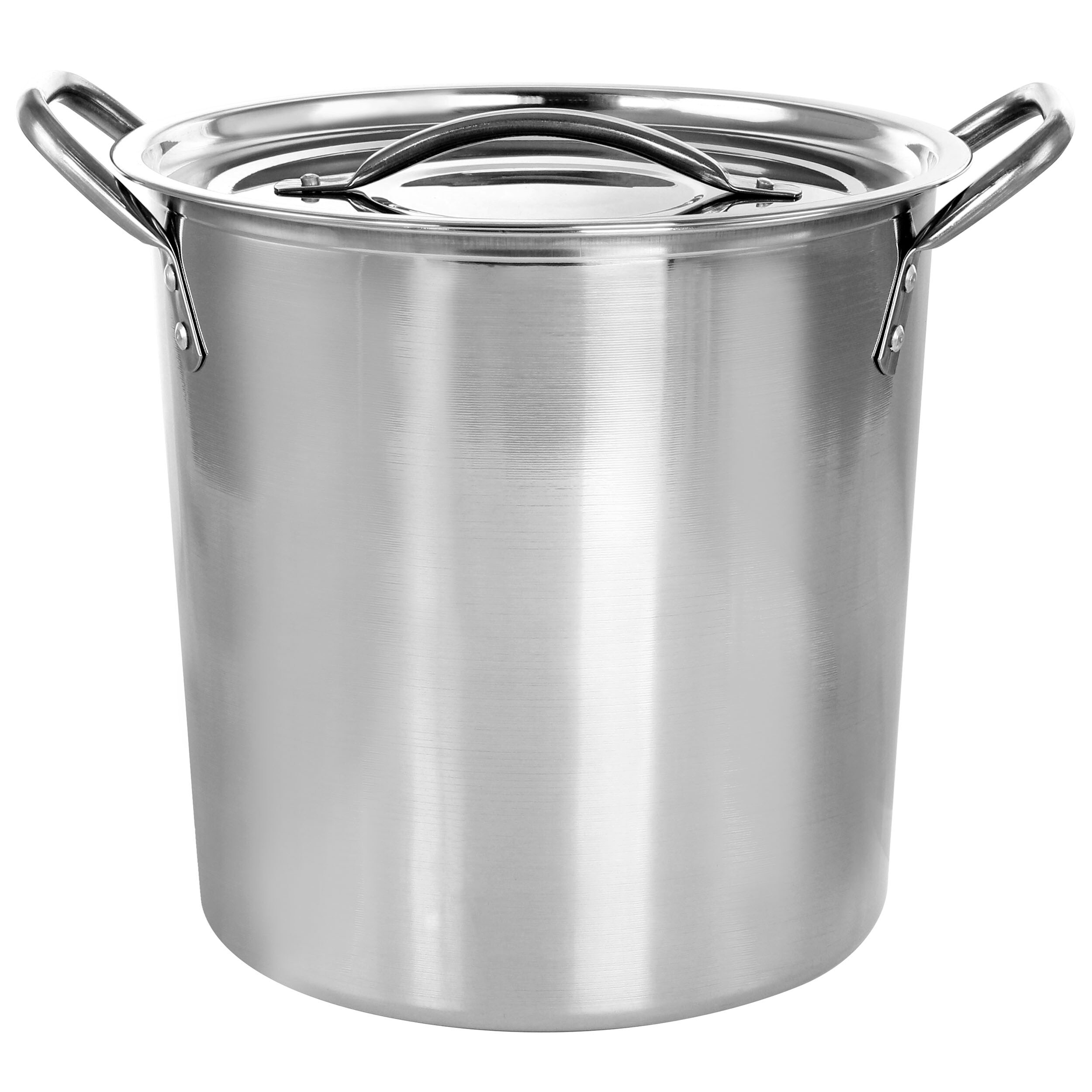 GIBSON STAINLESS STEEL STOCK POT 8QT