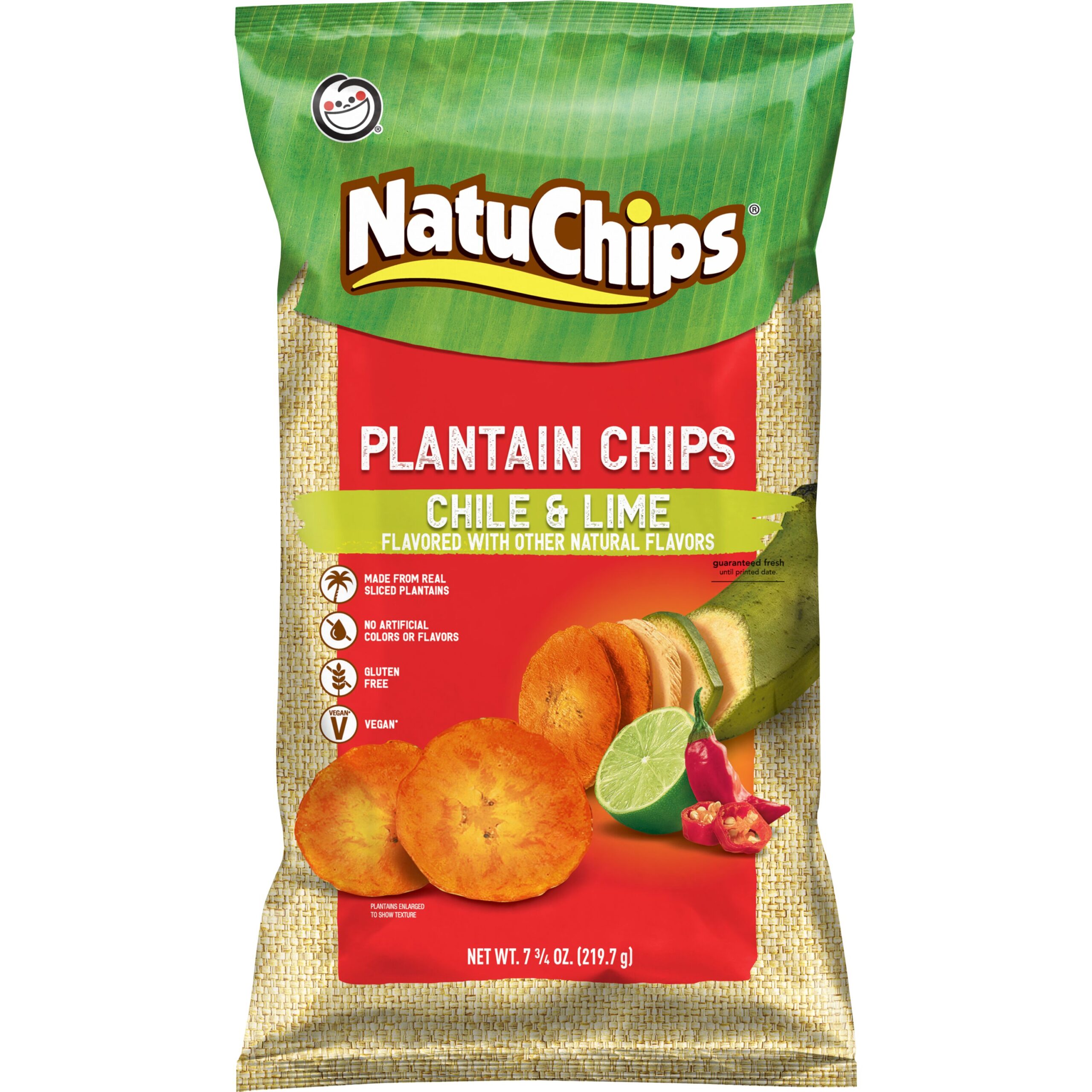 NATU PLANTAIN CHIPS LIME