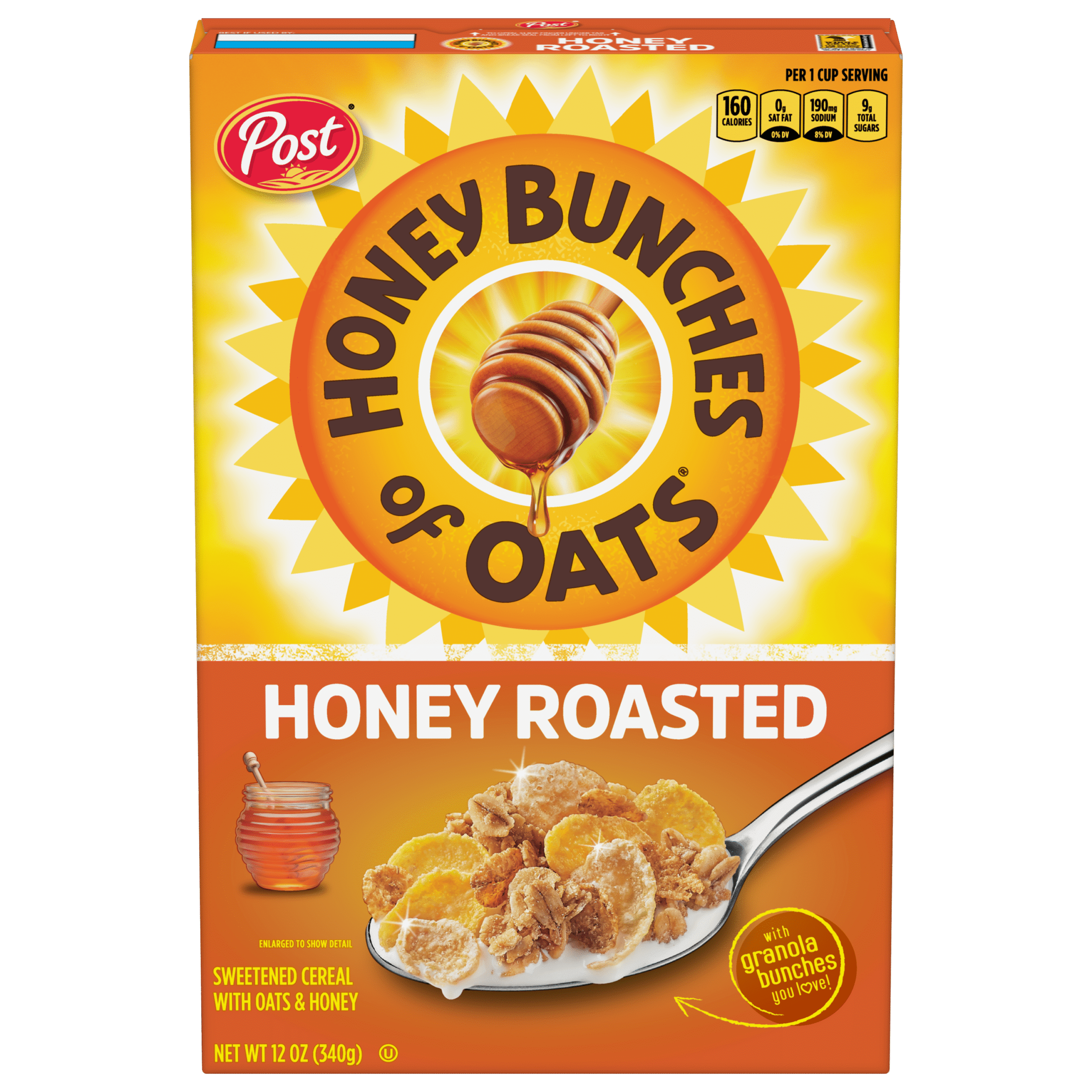 HONEY BUNCHES OF OATS HONEY ROASTED 12OZ