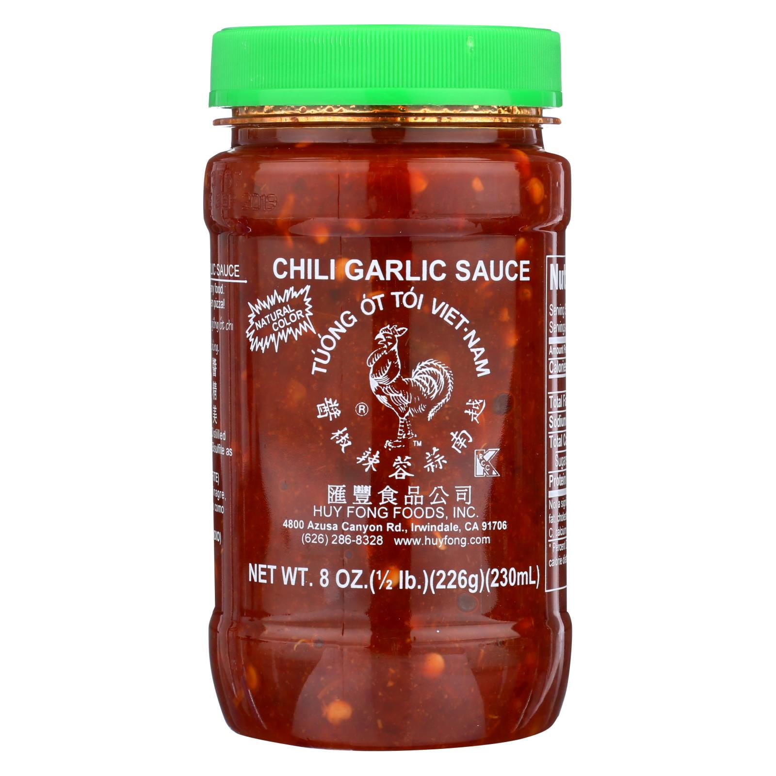 HUY FONG FRESH CHILI GARLIC 8 OZ