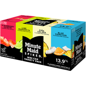 MINUTE MAID SPIKED MINI CAN VARIETY 8C