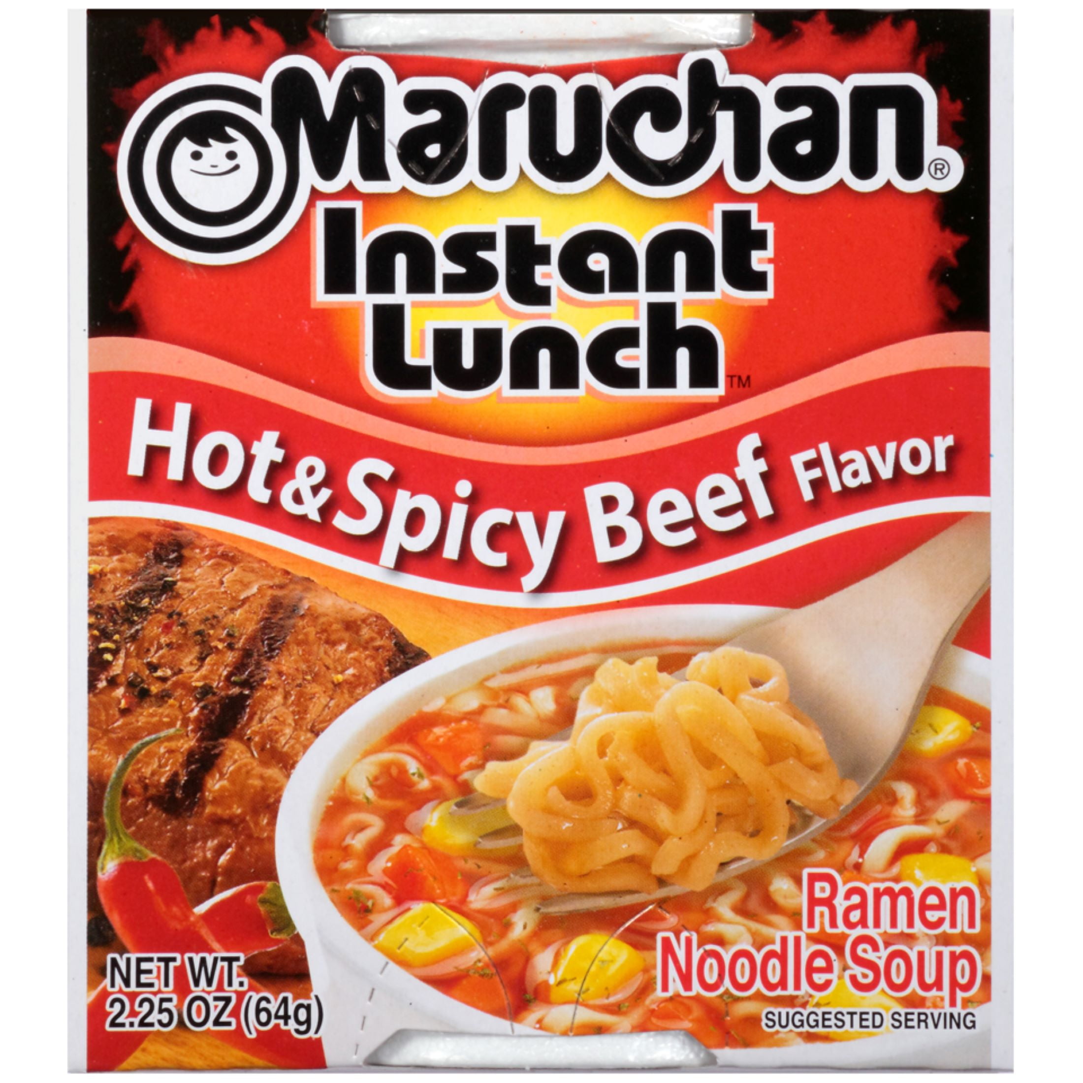 MARUCHAN HOT & SPICY BEEF 2.25OZ