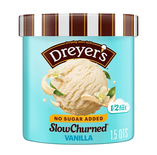 DREYERS SLOW CHURNED VANILLA NO SUGAR