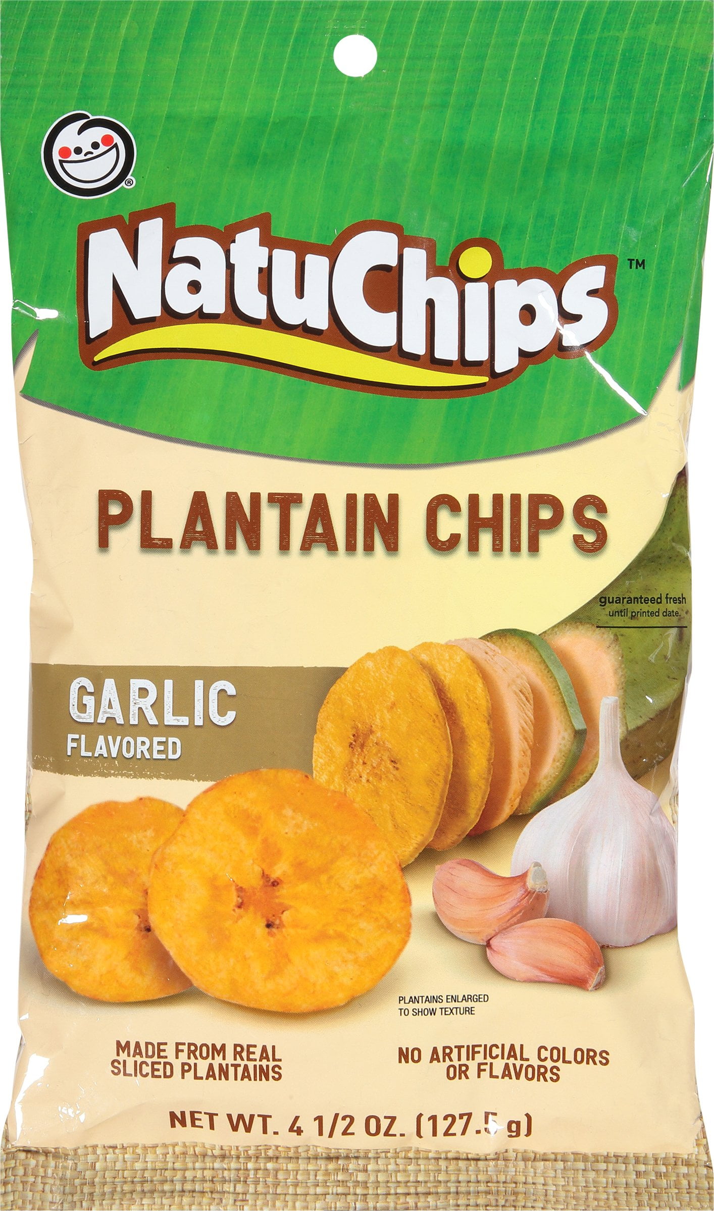 NATURE CHIPS PLANTAIN GARLIC