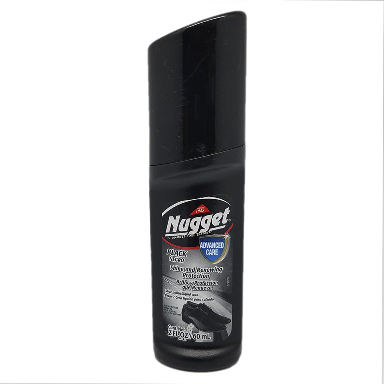NUGGET SHOE POLISH LIQUID BLACK 2 OZ