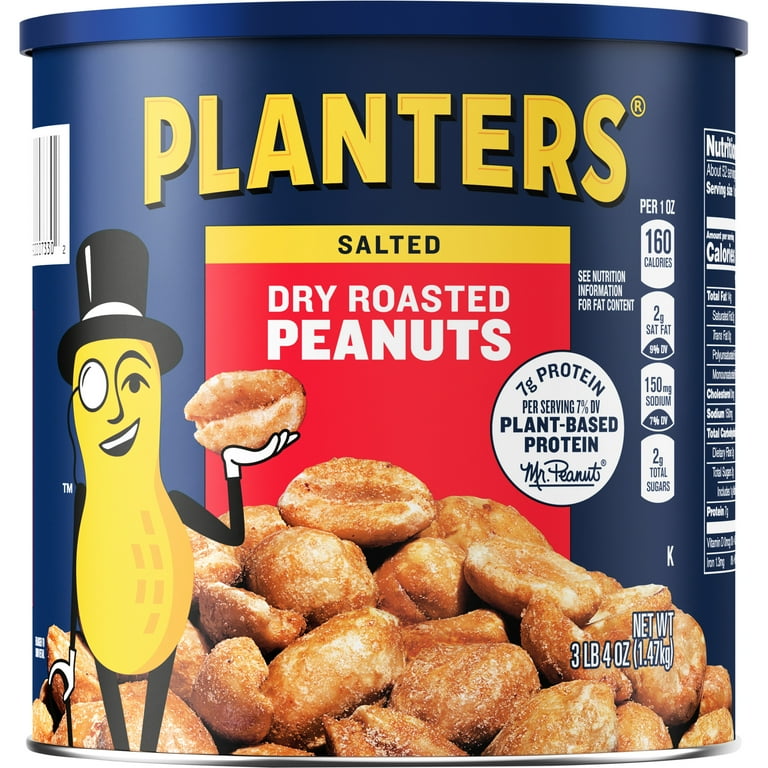 PLANTERS DRY ROASTED SALTED PEANUTS