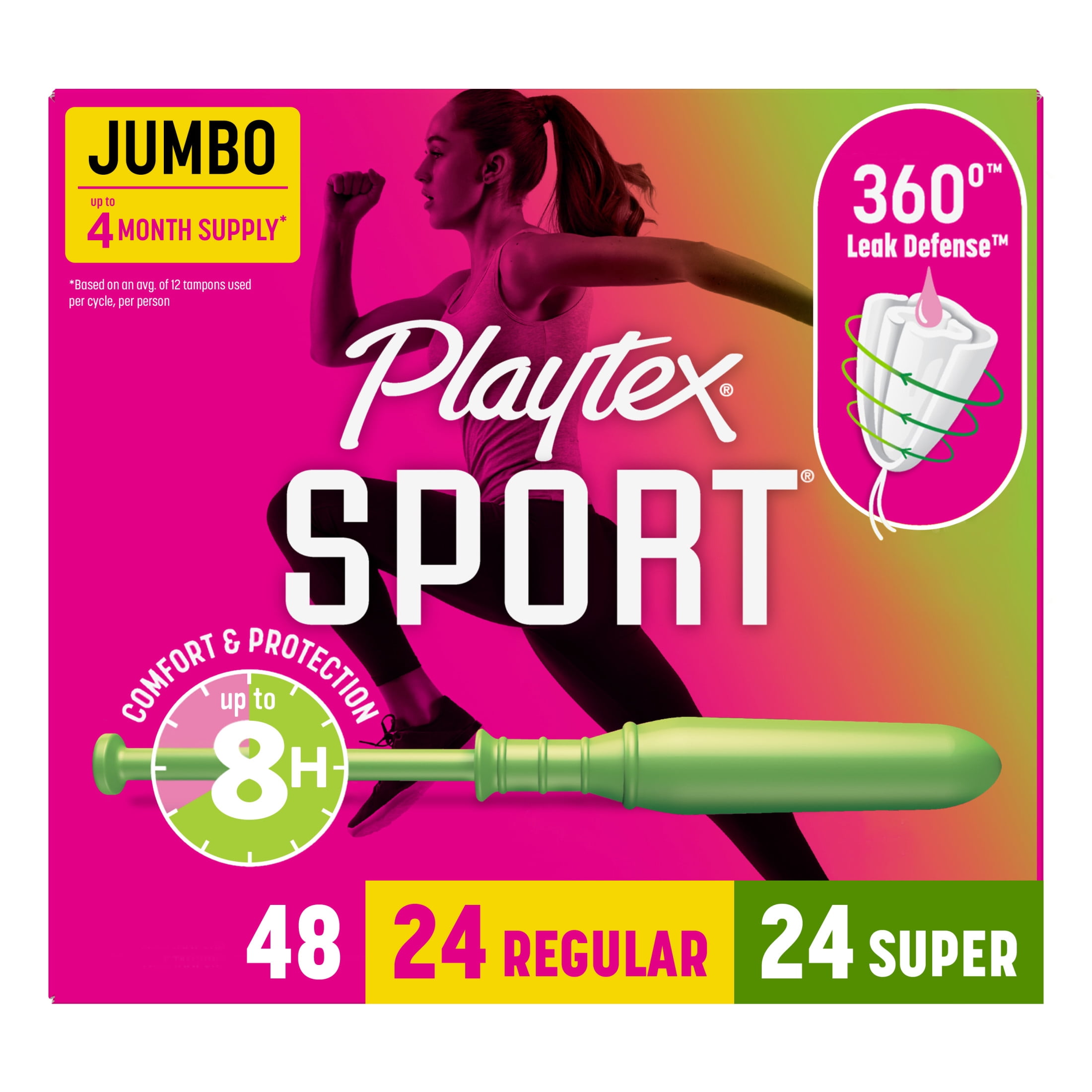 PLAYTEX SPORT TAMPONS