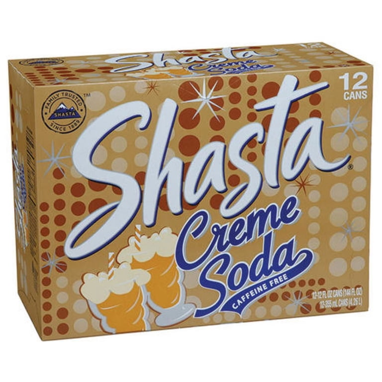 SHASTA CREAM SODA 12P
