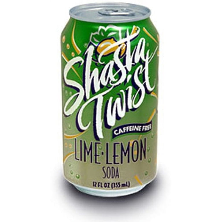 SHASTA SODA LEMON LIME 12P