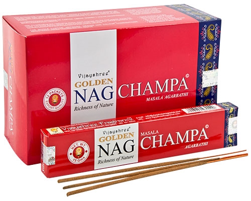 NAG CHAMPA INCENSE GOLDEN 15GM