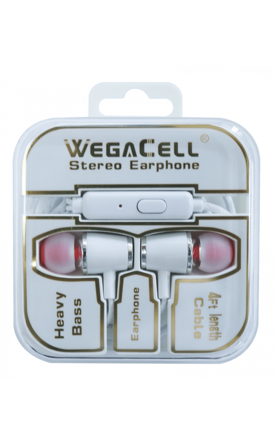WEGACELL STEREO EARPHONE