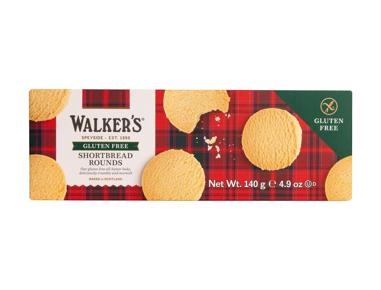 WALKERS SHORTBREAD ROUNDS GLUTEN FREE