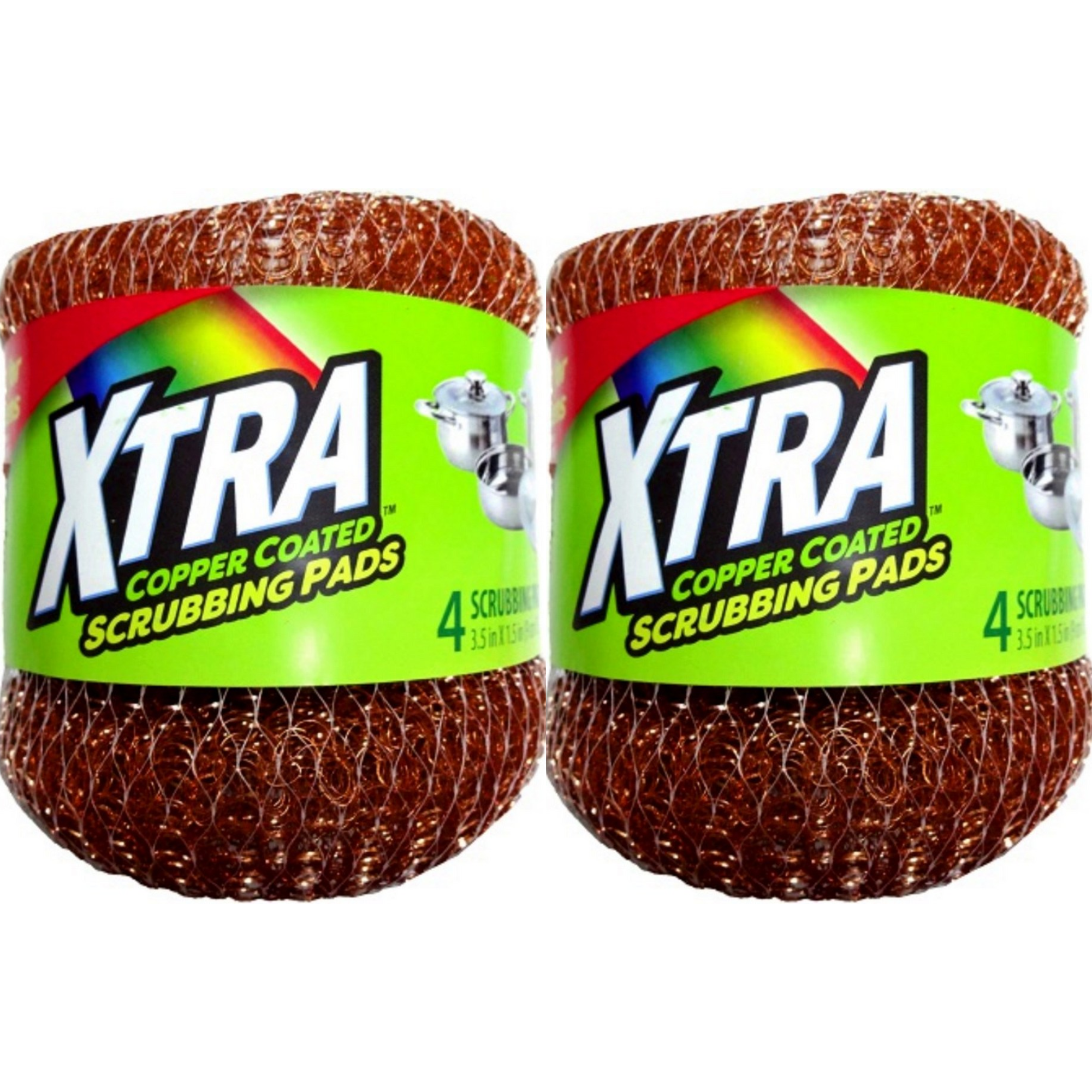 XTRA COPPER COATED SCRUBBING PADS