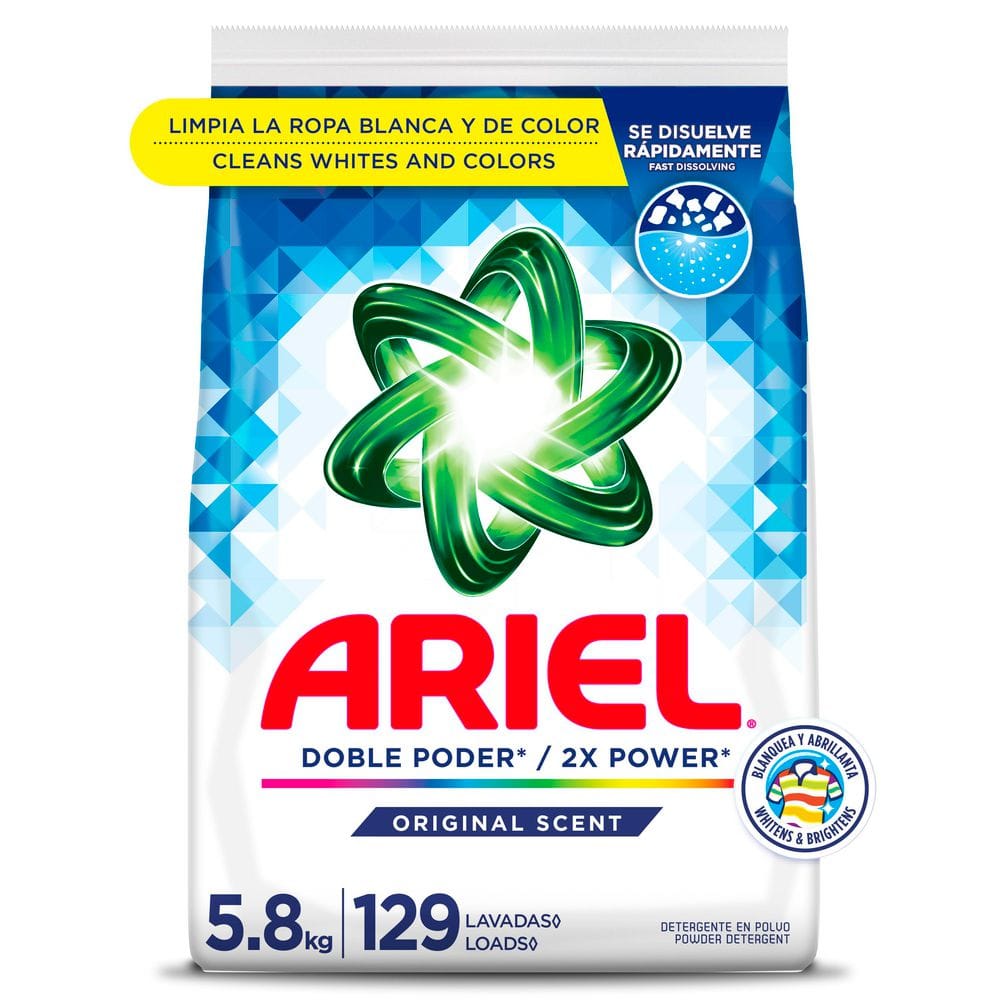 ARIEL LAUNDRY POWDER ORIGINAL 127 OZ