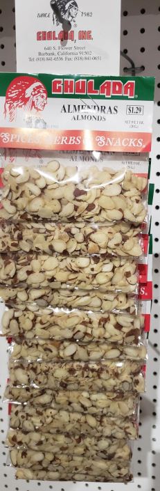 CHULADA ALMONDS 1OZ