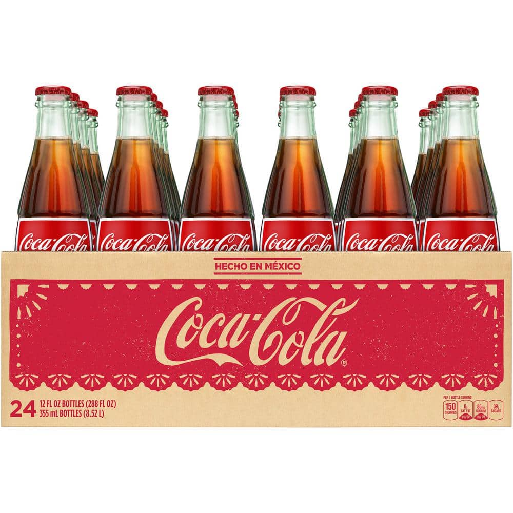 COCA COLA GLASS BOTTLE 7.94OZ