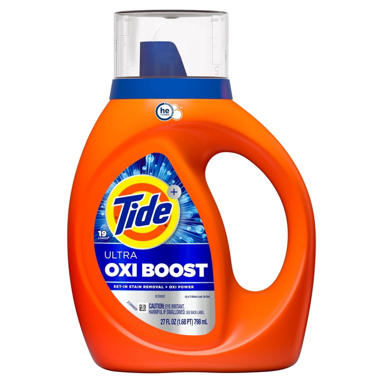 TIDE LIQUID DETERGENT ULTRA OXI BOOST 27 OZ