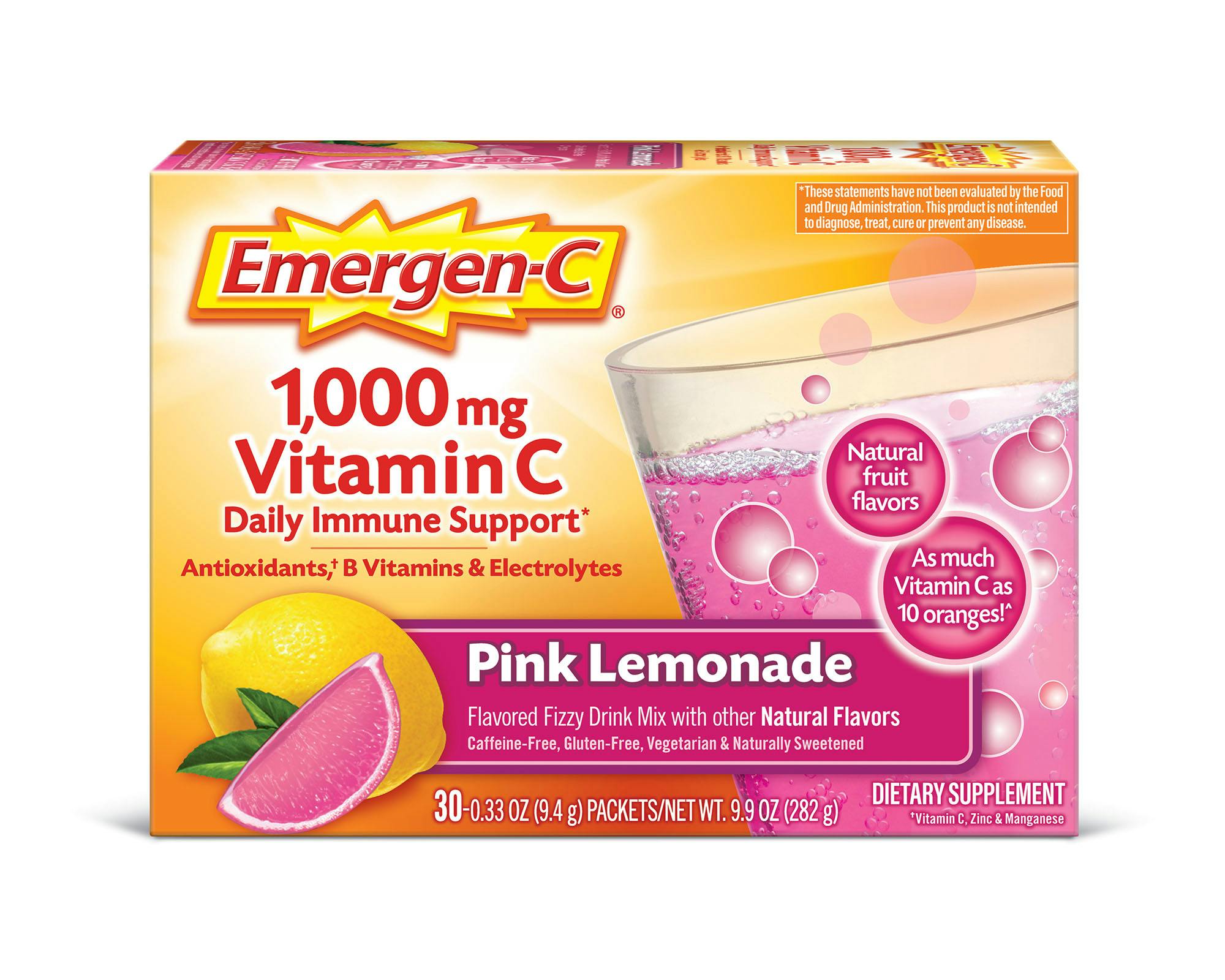 EMERGEN-C PINK LEMONADE 1C