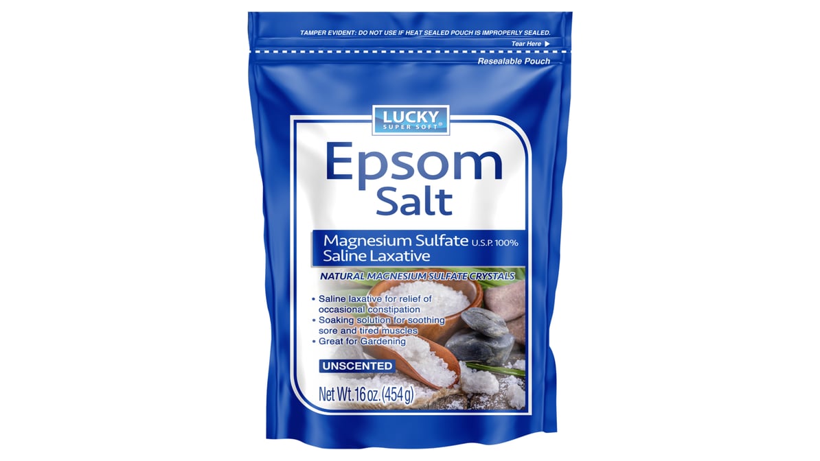 LUCKY ESPOM SALT 16OZ
