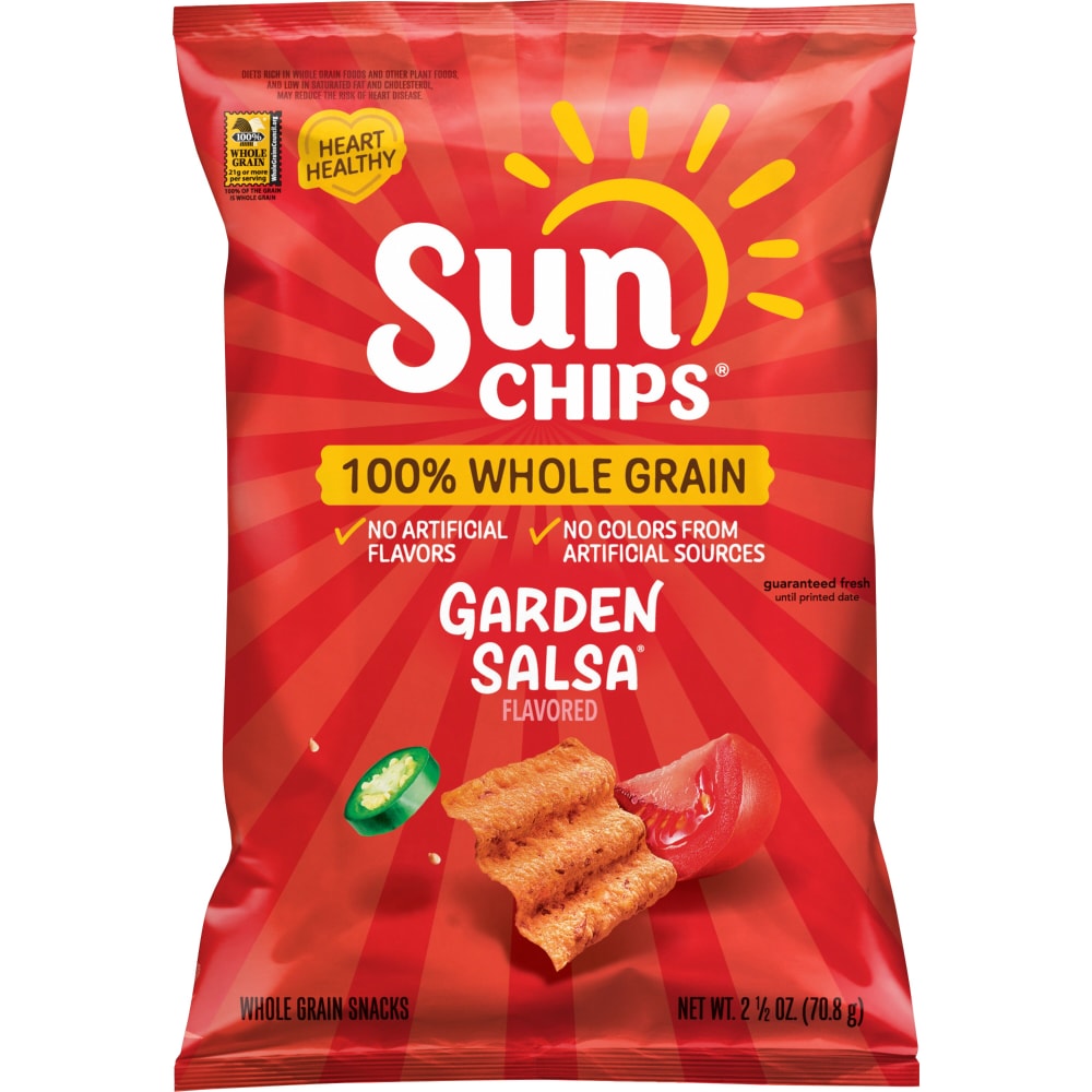 SUN CHIPS WHOLE GRAIN GARDEM SALSA 2 OZ