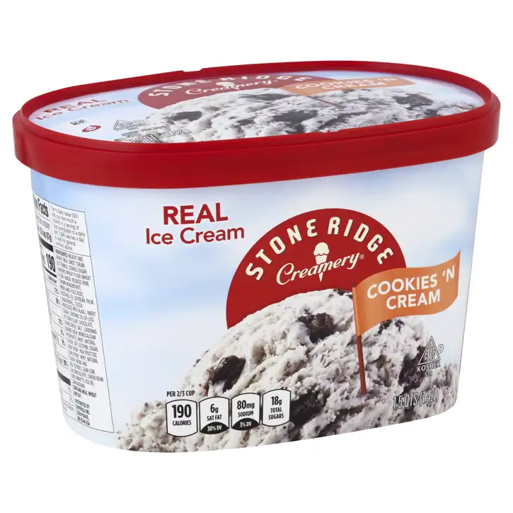 STONE RIDGE COOKIES N CREAM ICEA CREAM