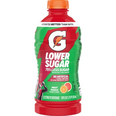 GATORADE FRUIT PUNCH LOWER SUGAR 28 OZ