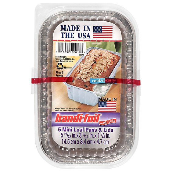 HANDIFOIL LOAF PAN WITH LID